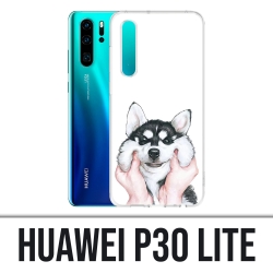 Funda Huawei P30 Lite - Mejillas Husky Dog