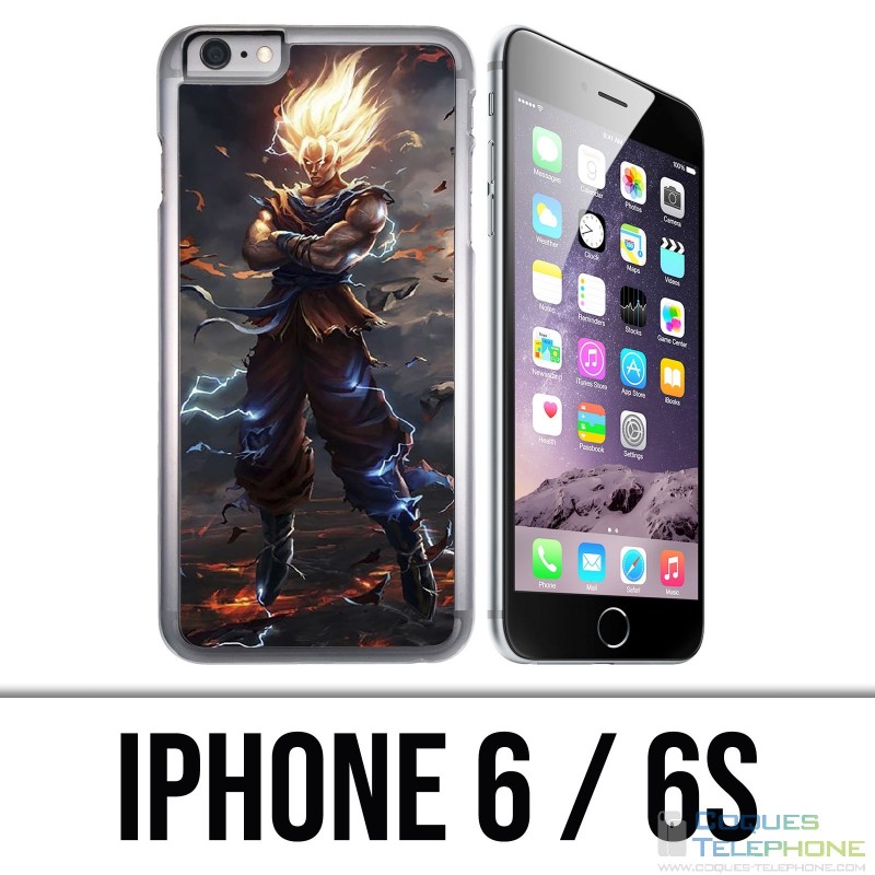 Funda para iPhone 6 / 6S - Dragon Ball Super Saiyan