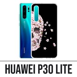 Huawei P30 Lite Case - Skull Flowers