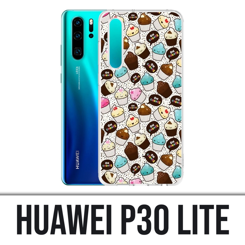 Coque Huawei P30 Lite - Cupcake Kawaii
