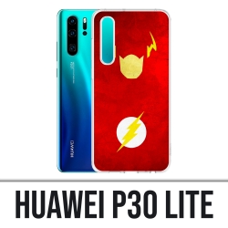Coque Huawei P30 Lite - Dc Comics Flash Art Design