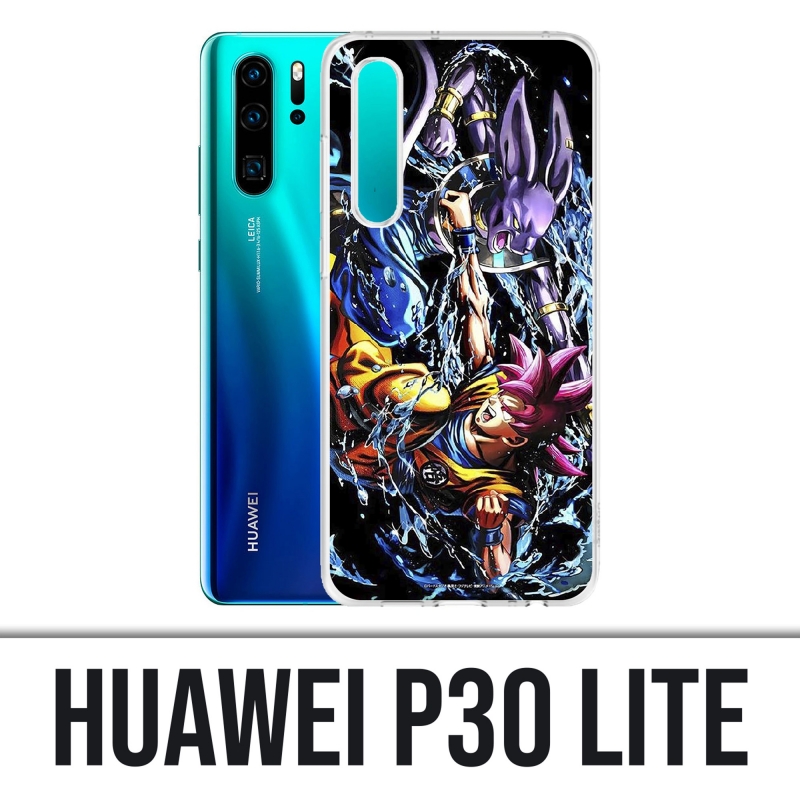 Funda Huawei P30 Lite - Dragon Ball Goku Vs Beerus