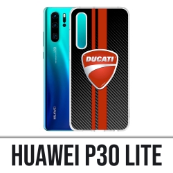 Huawei P30 Lite Abdeckung - Ducati Carbon