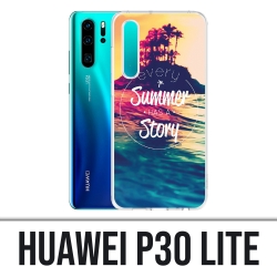 Huawei P30 Lite Case - Jeder Sommer hat Geschichte