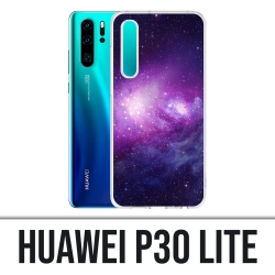 Huawei P30 Lite Case - Lila Galaxie
