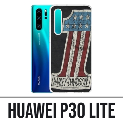 Funda Huawei P30 Lite - Logotipo Harley Davidson 1