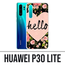Custodia Huawei P30 Lite - Hello Pink Heart