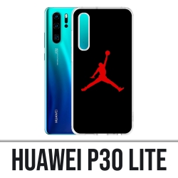 Custodia Huawei P30 Lite - Jordan Basketball Logo nera