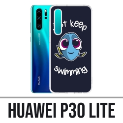 Huawei P30 Lite Hülle - Schwimmen Sie einfach weiter