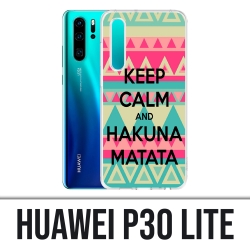 Coque Huawei P30 Lite - Keep Calm Hakuna Mattata