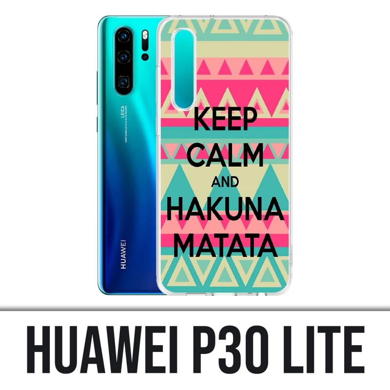 Custodia Huawei P30 Lite - Keep Calm Hakuna Mattata