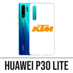 Custodia Huawei P30 Lite - Logo Ktm sfondo bianco