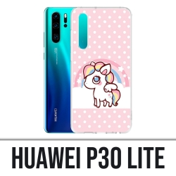 Huawei P30 Lite Case - Kawaii Einhorn