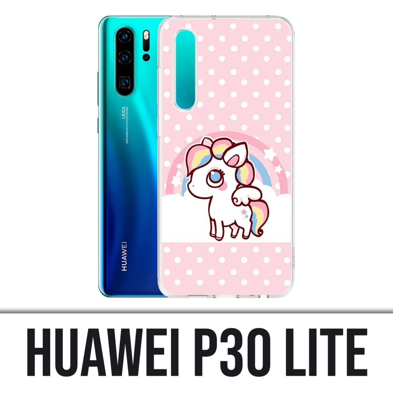 Coque Huawei P30 Lite - Licorne Kawaii