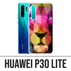 Coque Huawei P30 Lite - Lion Geometrique