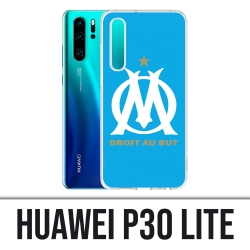 Custodia Huawei P30 Lite - Om logo blu Marsiglia