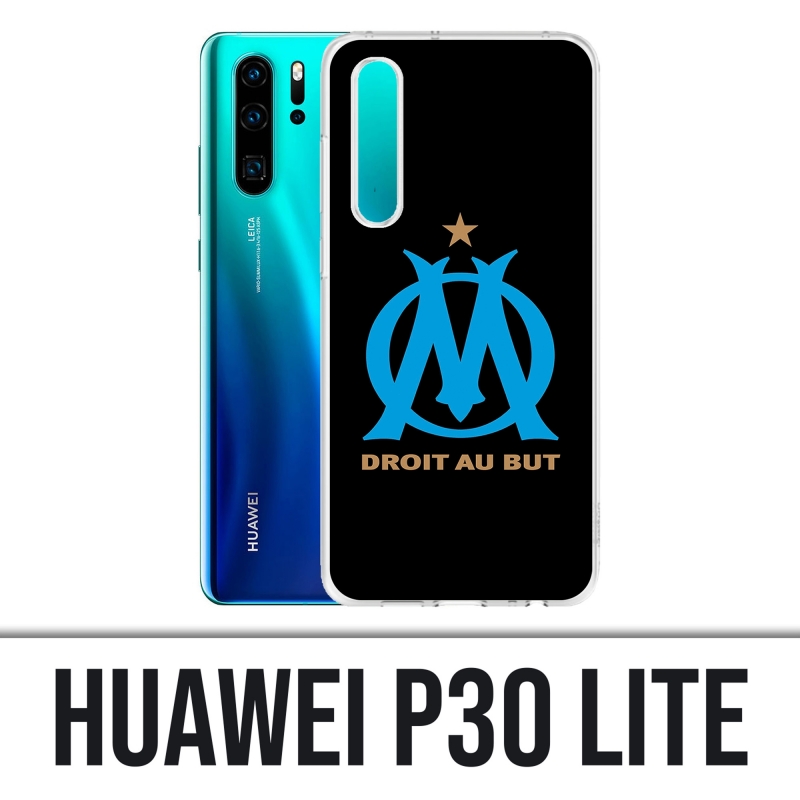 Funda Huawei P30 Lite - Om Marseille Logo Black