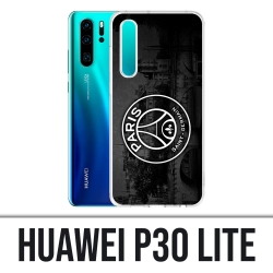 Custodia Huawei P30 Lite - Psg Logo Fond Black