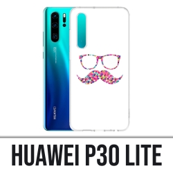Custodia Huawei P30 Lite - Occhiali baffi