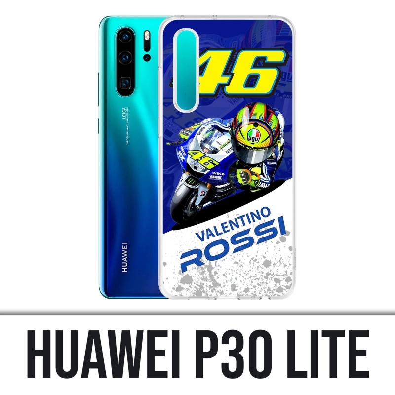 Coque Huawei P30 Lite - Motogp Rossi Cartoon