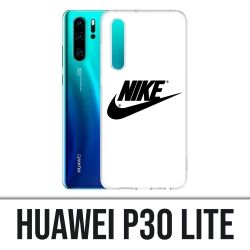 Coque Huawei P30 Lite - Nike Logo Blanc