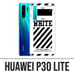 Coque Huawei P30 Lite - Off White Blanc