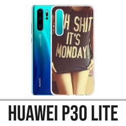 Coque Huawei P30 Lite - Oh Shit Monday Girl