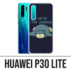 Funda Huawei P30 Lite - Pokémon Ronflex Hate Morning
