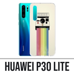 Coque Huawei P30 Lite - Polaroid Arc En Ciel Rainbow