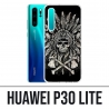 Custodia Huawei P30 Lite - Testa di teschio con piume