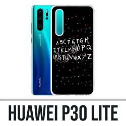 Huawei P30 Lite Case - Stranger Things Alphabet