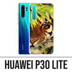 Custodia Huawei P30 Lite - Foglie di tigre