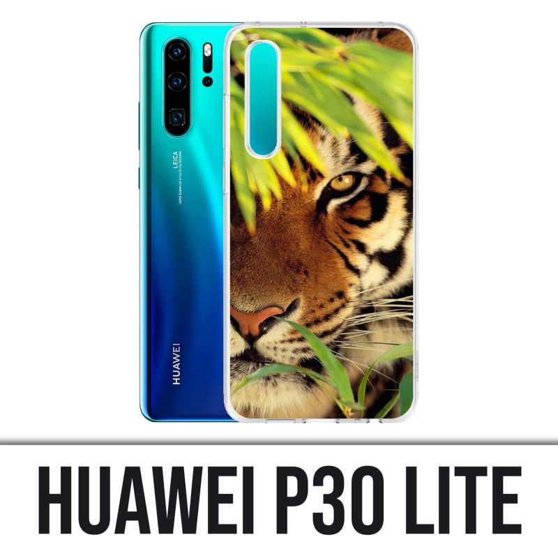 Custodia Huawei P30 Lite - Foglie di tigre