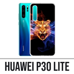 Funda Huawei P30 Lite - Tiger Flames