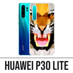 Coque Huawei P30 Lite - Tigre Geometrique