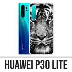 Funda Huawei P30 Lite - Tigre blanco y negro