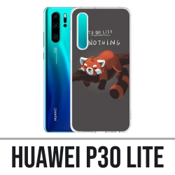 Coque Huawei P30 Lite - To Do List Panda Roux