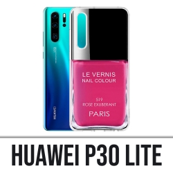 Coque Huawei P30 Lite - Vernis Paris Rose