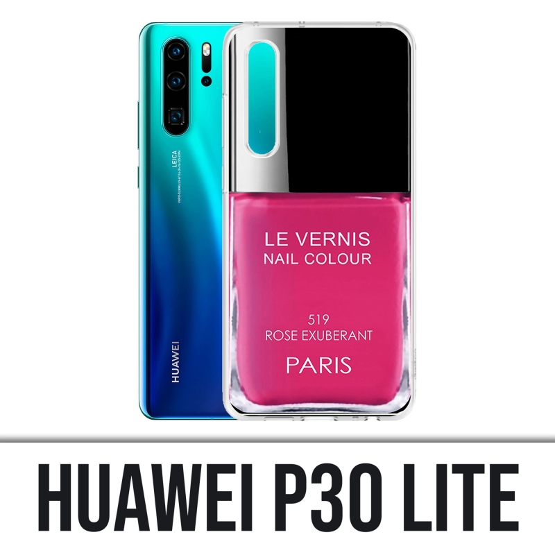 Funda Huawei P30 Lite - Barniz Rosa Paris