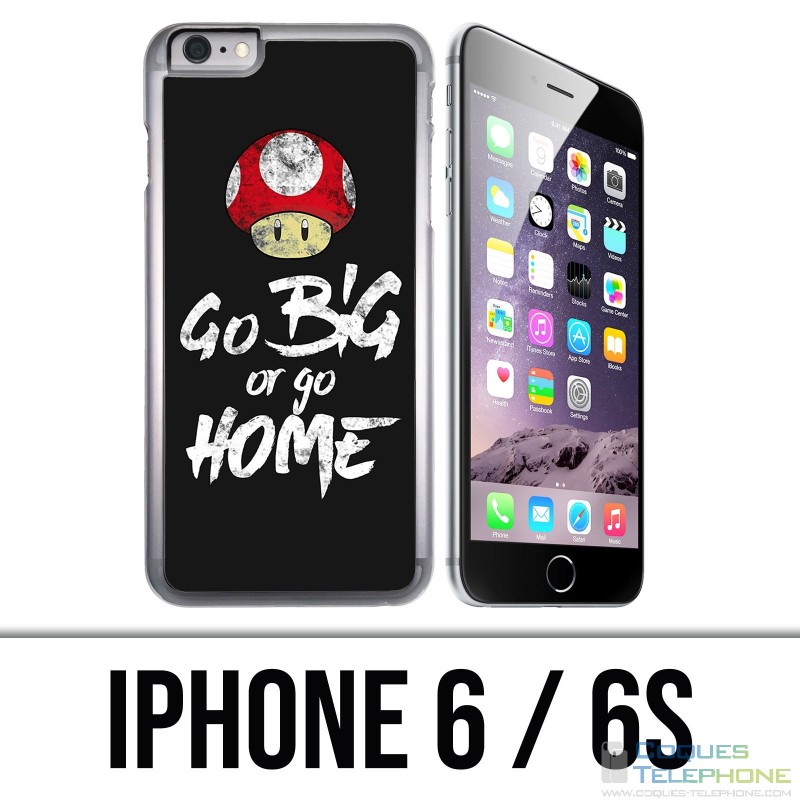 Coque iPhone 6 / 6S - Go Big Or Go Home Musculation