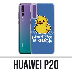 Coque Huawei P20 - I Dont Give A Duck