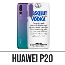 Coque Huawei P20 - Absolut Vodka
