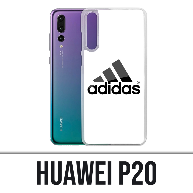 Funda Huawei P20 - Adidas Logo White