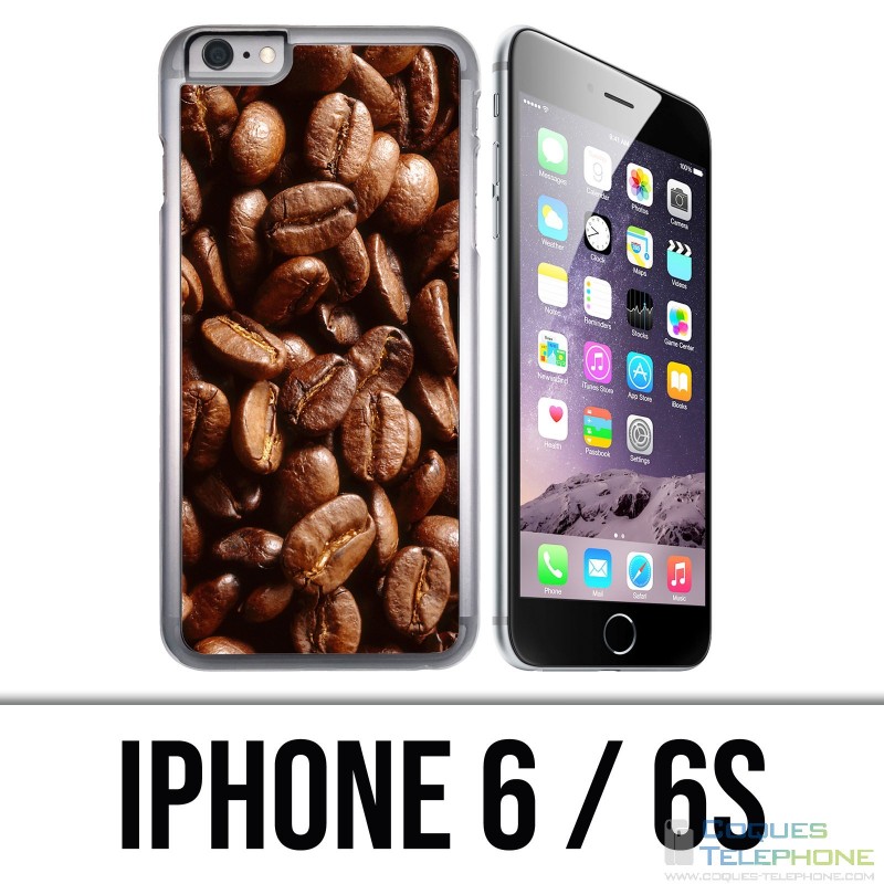 Coque iPhone 6 / 6S - Grains Café