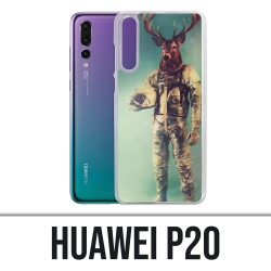 Huawei P20 Abdeckung - Animal Astronaut Deer