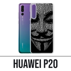 Cover Huawei P20 - Anonimo