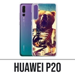 Huawei P20 Abdeckung - Astronaut Bär
