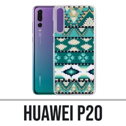 Huawei P20 case - Azteque Green