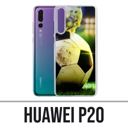 Coque Huawei P20 - Ballon Football Pied