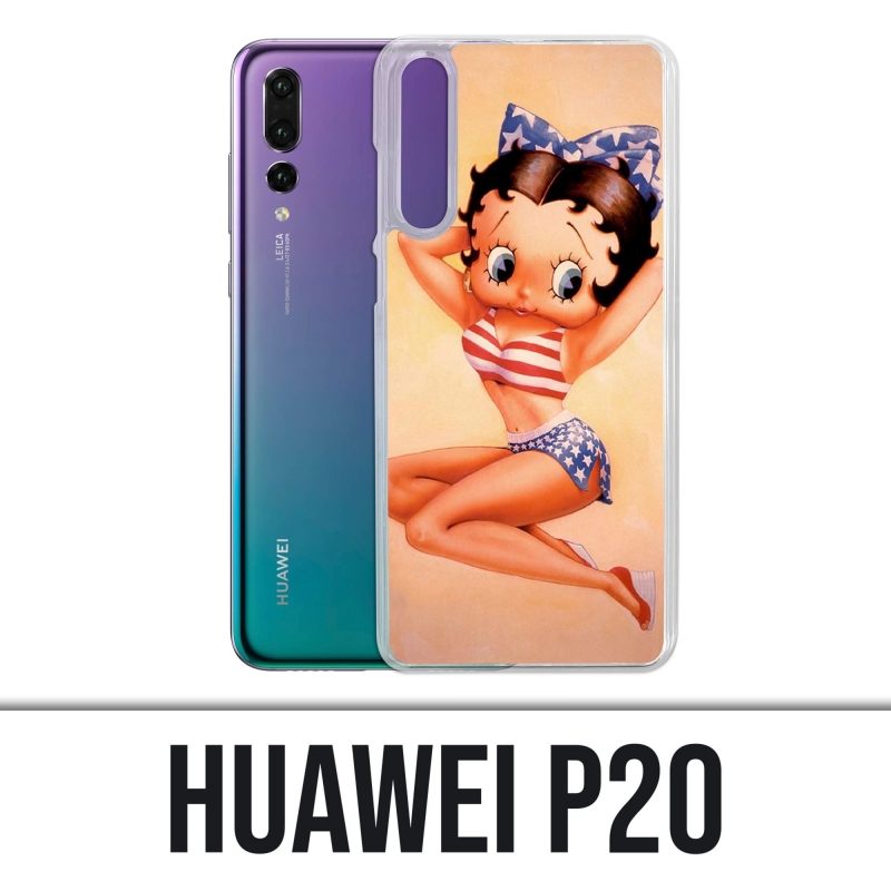 Huawei P20 case - Betty Boop Vintage